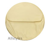 Cream 300-350-10 Spare Wheel Cover With Zip Pocket
