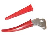 Remade Rubber Lever Covers 105mm Red