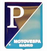 Vespa Top Horncast Badge Shield Moto Vespa