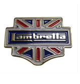 Lambretta Union Jack Pin On Enamal Badge 25mm