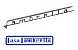 Lambretta Thin Legshield  Badge Italian