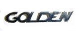Golden Legshield Badge 2-Pin 30mm