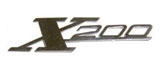 Lambretta Legshield Badge X-200 2-Pin 30mm