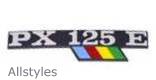 PX 125 Efl Side Panel Badge Italian