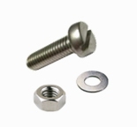 Lambretta Tool Box Door Lock Screw Washer Nut