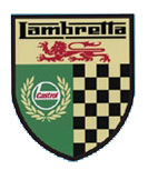 Lambretta Castrol Shield Sticker 80 x 70mm